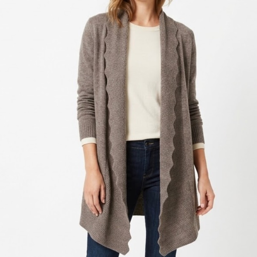 Banana Republic Brown Open Front Cardigan Sweater